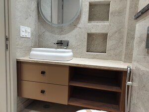 Bathroom in 3 BHK Builder Floor at Rajouri Garden – for Sale