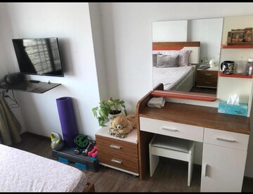 Living Room in 2 BHK Apartment at Romell Aether, Goregaon East – for Rent