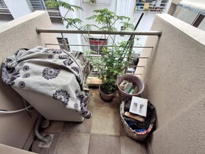 Balcony in 2 BHK Apartment at Vrindavan Residency Warje, Warje – for Sale