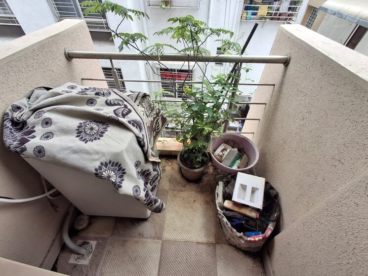 Balcony, vrindavan-residency-warje 2 Bedroom 980 Sq.Ft. Apartment In Warje Pune 9087360