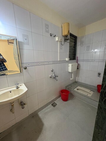 Bathroom in 3 BHK Apartment at Sai Shraddha CHS Chembur, Chembur – for Rent