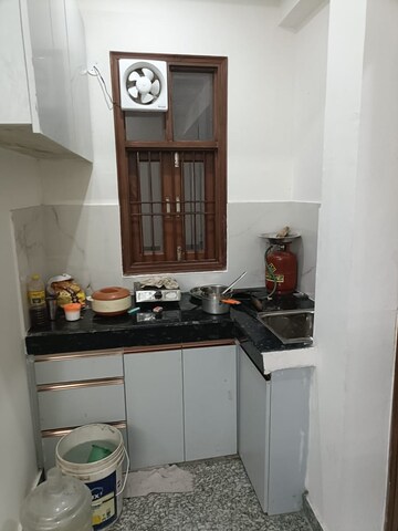 Kitchen in 1 BHK Builder Floor at Chattarpur – for Rent