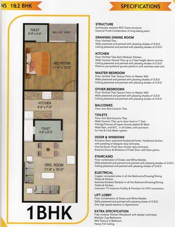 Floor Plan in 3 BHK Builder Floor at Sector 73 – for Sale
