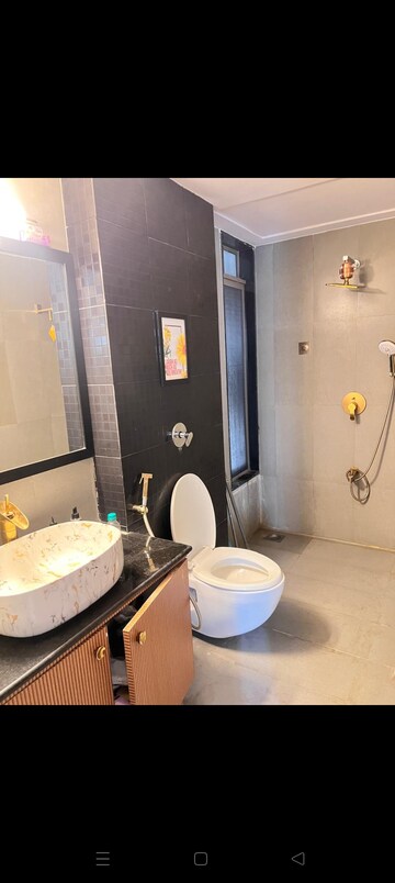 Bathroom in 3 BHK Apartment at Lodha Splendora, Ghodbunder Road – for Rent