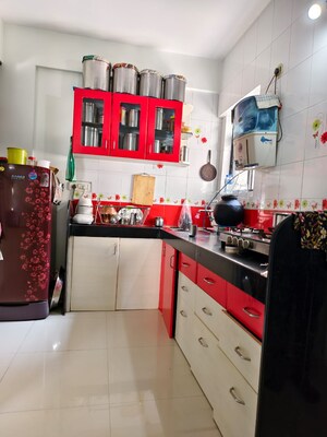 Kitchen in 2 BHK Apartment at Ramkrishna Paradise, Dhayari – for Sale