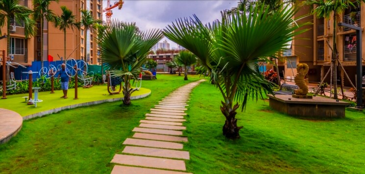Garden, gurukrupa-marina-enclave 1 Bedroom 452 Sq.Ft. Apartment In Malad West Mumbai 9087499