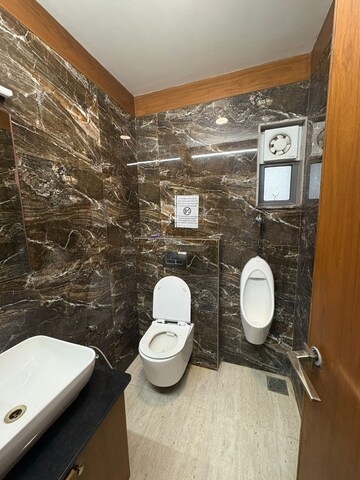 Bathroom in  Office Space at Synthesis The First, Vastrapur – for Rent