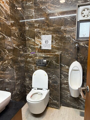 Bathroom in  Office Space at Synthesis The First, Vastrapur – for Rent