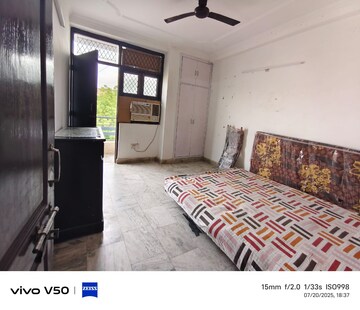Bedroom in 3 BHK Builder Floor at Chattarpur – for Rent