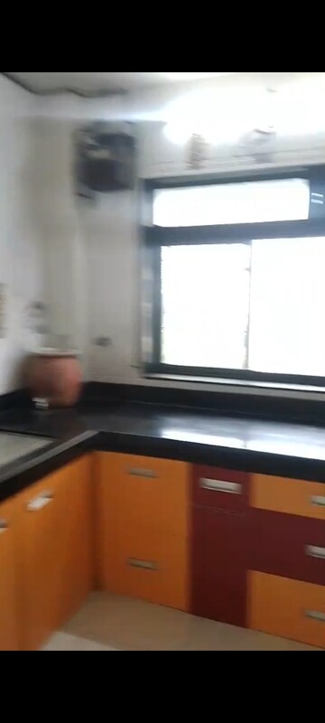 Kitchen in 3 BHK Apartment at Green Acres Apartment, Waghbil – for Sale