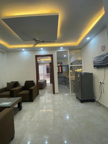 Living Room in 2 BHK Apartment at Freedom Fighters Enclave – for Rent