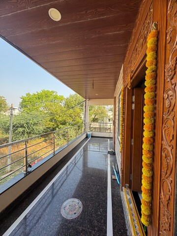 Balcony in 3 BHK Apartment at Provident Kenworth, Rajendra Nagar – for Rent