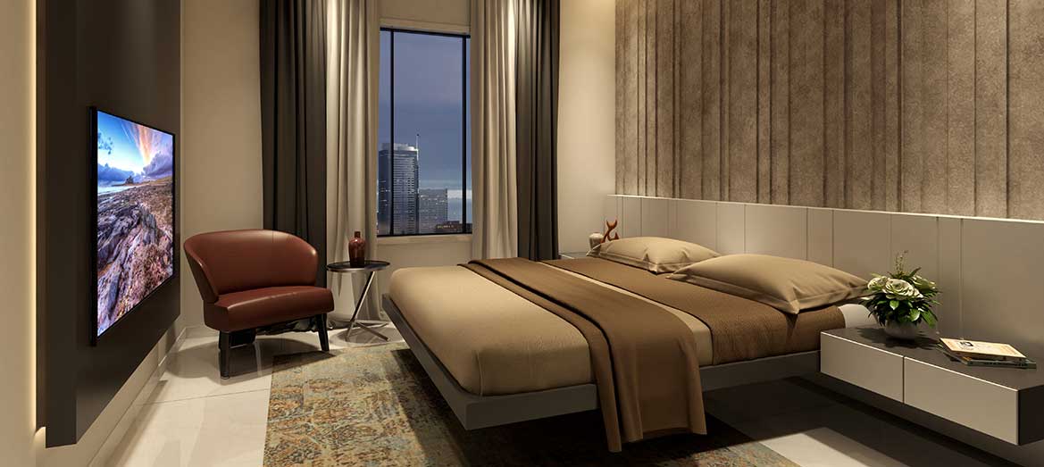 1 BHK + Extra Room Apartment For Sale in Paradigm 71 Midtown