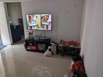 Living Room in 1 BHK Apartment at Sancheti Dreamcastle, Wakad – for Rent