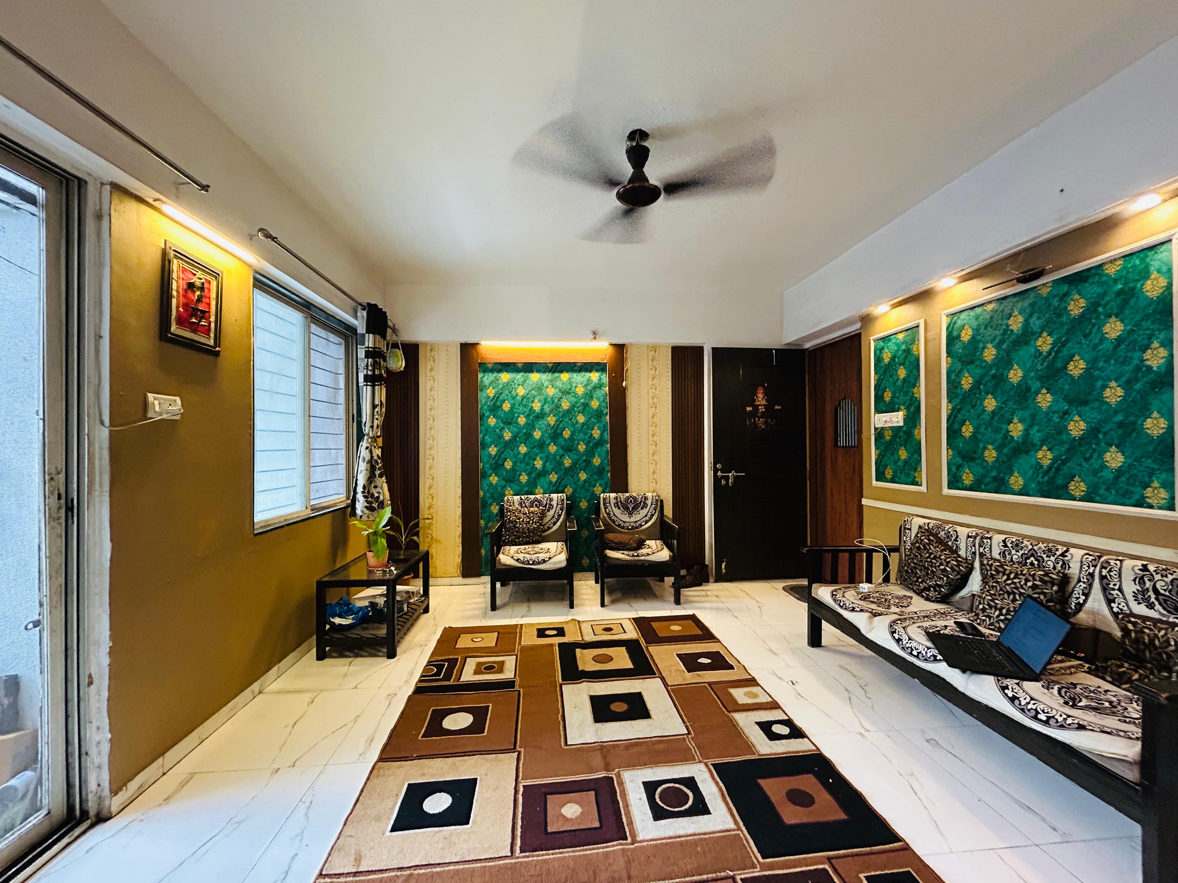 2 BHK + Pooja Room Apartment For Rent in KrishnaLeela Laxmi Ganga Heights