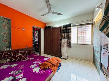 Bedroom in 2 BHK Apartment at KrishnaLeela Laxmi Ganga Heights, Vadgaon Budruk – for Rent
