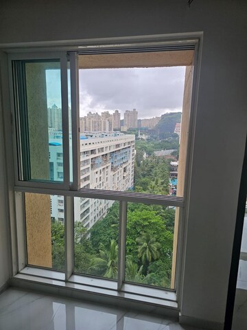 Balcony in 1 BHK Apartment at Nahar Amaryllis Towers and Plaza, Chandivali – for Rent