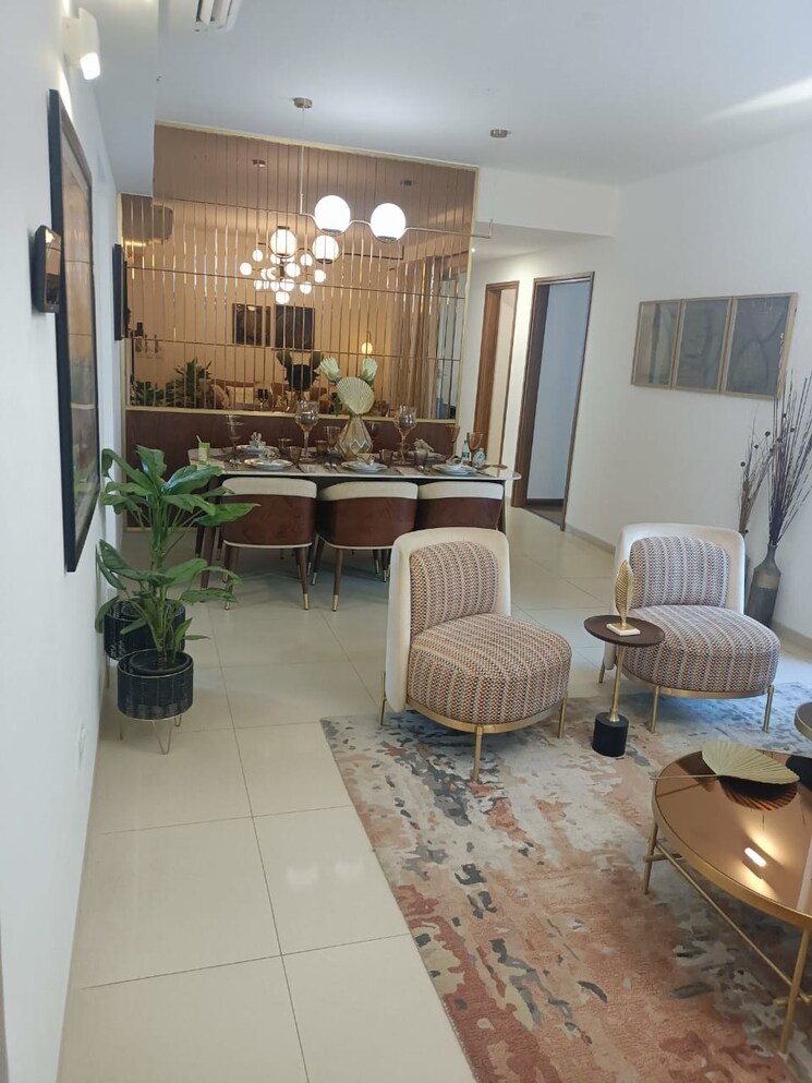 Living Room, godrej-woods 3.5 Bedroom 2700 Sq.Ft. Apartment In Sector 43 Noida 8886940