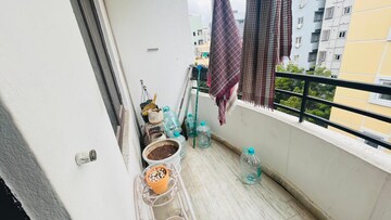 Balcony in 2 BHK Apartment at Sri Srinivasa Nilayam Madhapur, Madhapur – for Rent