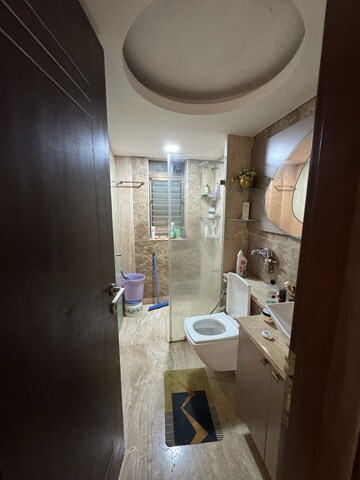 Bathroom in 3 BHK Apartment at Oberoi Realty Splendor, Andheri East – for Rent