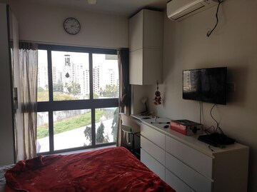 Bedroom in 2 BHK Apartment at Rhythm Serenity Heights, Andheri East – for Rent