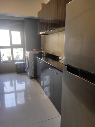 Kitchen in 2 BHK Apartment at Rhythm Serenity Heights, Andheri East – for Rent