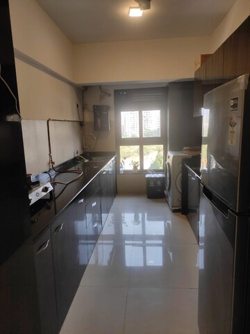Kitchen in 2 BHK Apartment at Rhythm Serenity Heights, Andheri East – for Rent