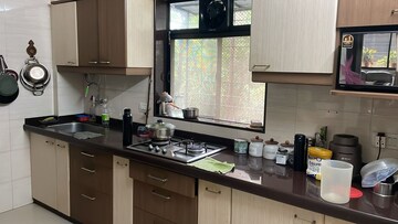 Kitchen in 3 BHK Apartment at Gurunam Holy Palace, Andheri East – for Rent