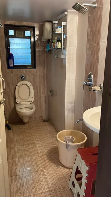 Bathroom in 3 BHK Apartment at Gurunam Holy Palace, Andheri East – for Rent