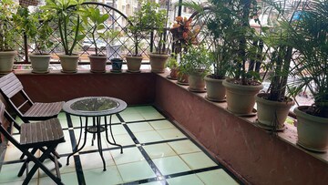 Balcony in 3 BHK Apartment at Gurunam Holy Palace, Andheri East – for Rent