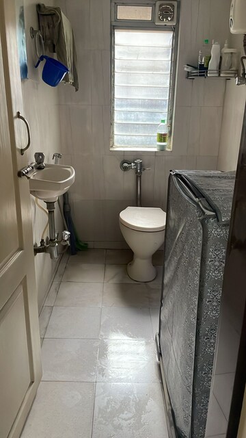 Bathroom in 3 BHK Apartment at Gurunam Holy Palace, Andheri East – for Rent