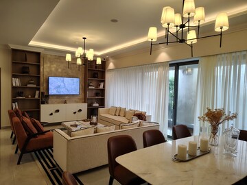 Living Room in 5 BHK Apartment at Sector 128 – for Sale