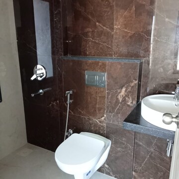 Bathroom in 2.5 BHK Apartment at MICL Aaradhya Highpark Project 2 Of Phase 1, Penkarpada – for Rent
