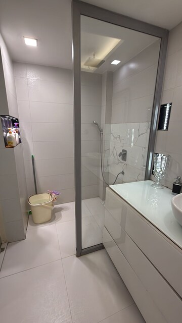 Bathroom in 2 BHK Builder Floor at Kalkaji – for Rent
