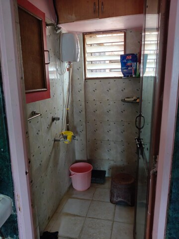 Bathroom in 1 BHK Apartment at Ruhi Mangalam Niyoshi, Aundh Gaon – for Rent