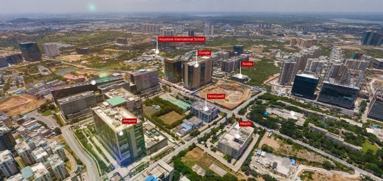 Exterior View, sumadhura-the-olympus 3 Bedroom 2010 Sq.Ft. Apartment In Nanakramguda Hyderabad 9088270