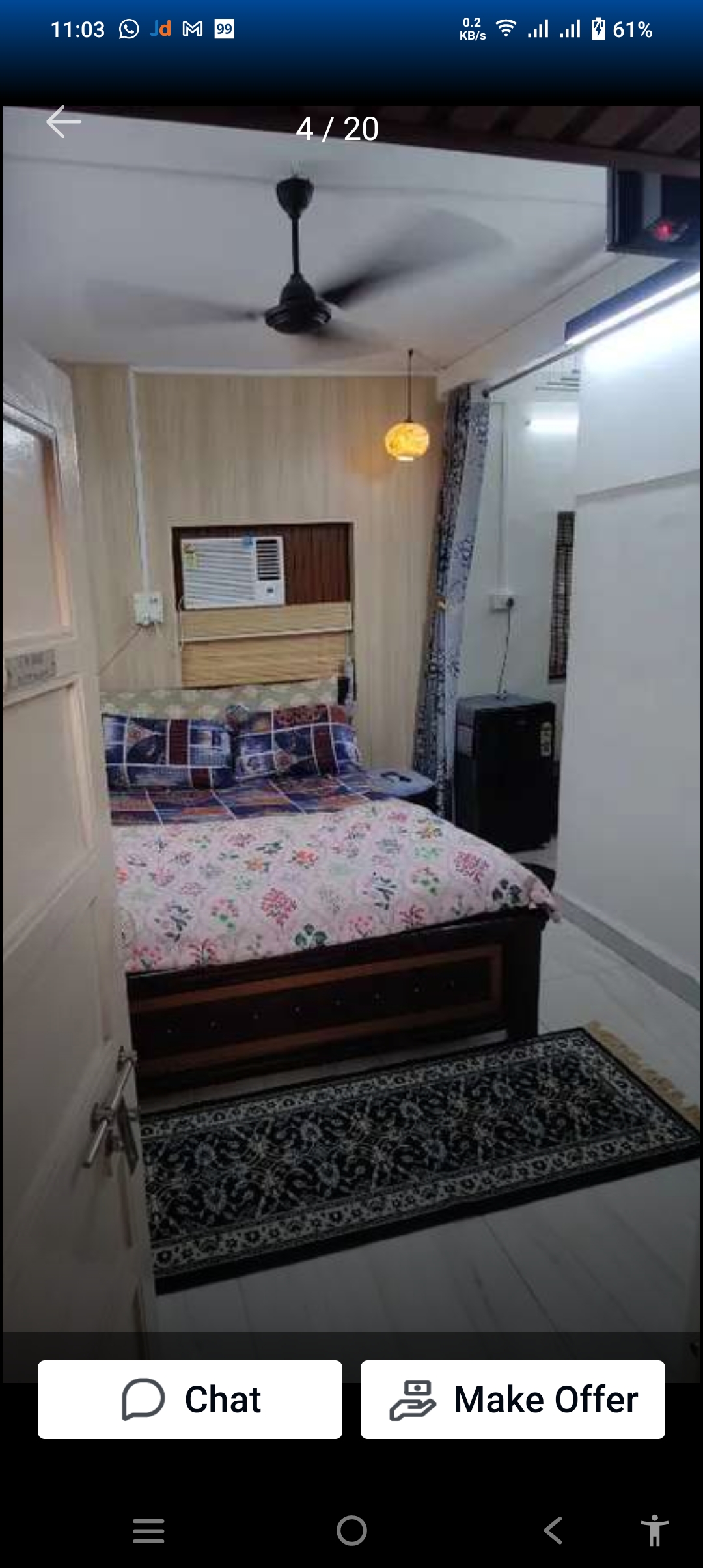 Studio  + Study Room 200 Sq.Ft. Apartment in Equinox Business Park