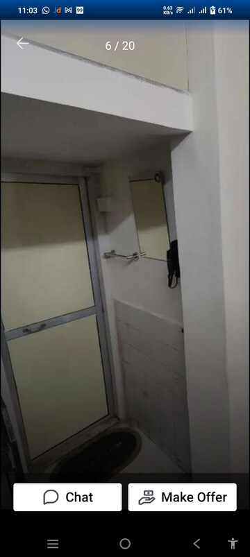 Bathroom in Studio Apartment at Equinox Business Park, Kurla West – for Rent