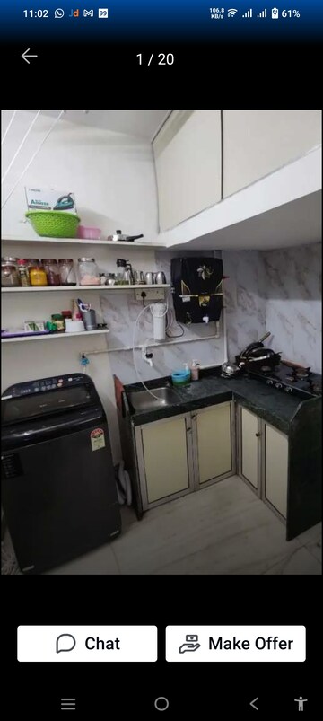Kitchen in Studio Apartment at Equinox Business Park, Kurla West – for Rent