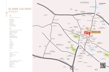 3.5 BHK Apartment – Map Location View at Savya The Edition, Khanammet - for Sale