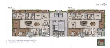 Floor Plan in 3.5 BHK Apartment at Savya The Edition, Khanammet – for Sale