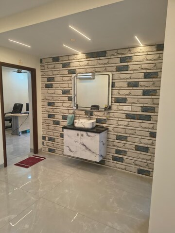 Bathroom in 3 BHK Apartment at Hallmark Skyrena, Narsingi – for Rent