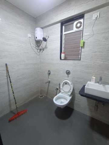 Bathroom in 3 BHK Apartment at Anusmera Residences, Chembur – for Rent