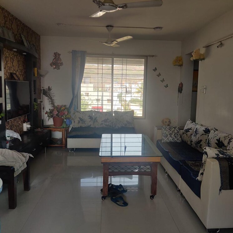 Living Room, goel-ganga-amrut-ganga 2 Bedroom 1000 Sq.Ft. Apartment In Sinhagad Pune 9088444