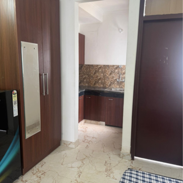 Bedroom in 3 BHK Builder Floor at Boutique Residential Apartments C-220, Sarvodaya Enclave – for Rent