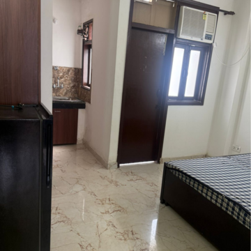 Living Room in 3 BHK Builder Floor at Boutique Residential Apartments C-220, Sarvodaya Enclave – for Rent