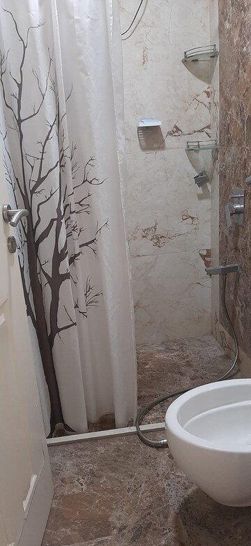 Bathroom in 1 BHK Apartment at Kanjurmarg East – for Rent