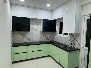 Kitchen in 3 BHK Apartment at Rajapushpa Provincia, Narsingi – for Rent