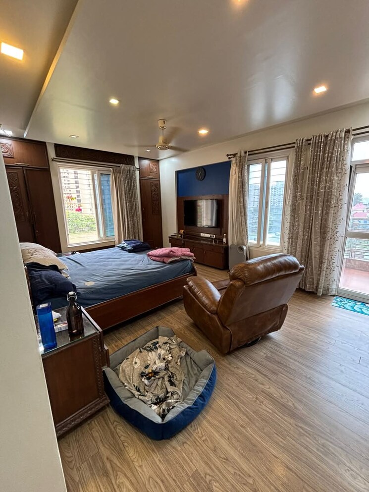 Living Room, nyati-wind-chimes 3 Bedroom 2385 Sq.Ft. Apartment In Undri Pune 9088603