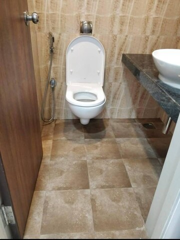 Bathroom in 2 BHK Apartment at Lodha Crown Quality Homes, Majiwada – for Rent